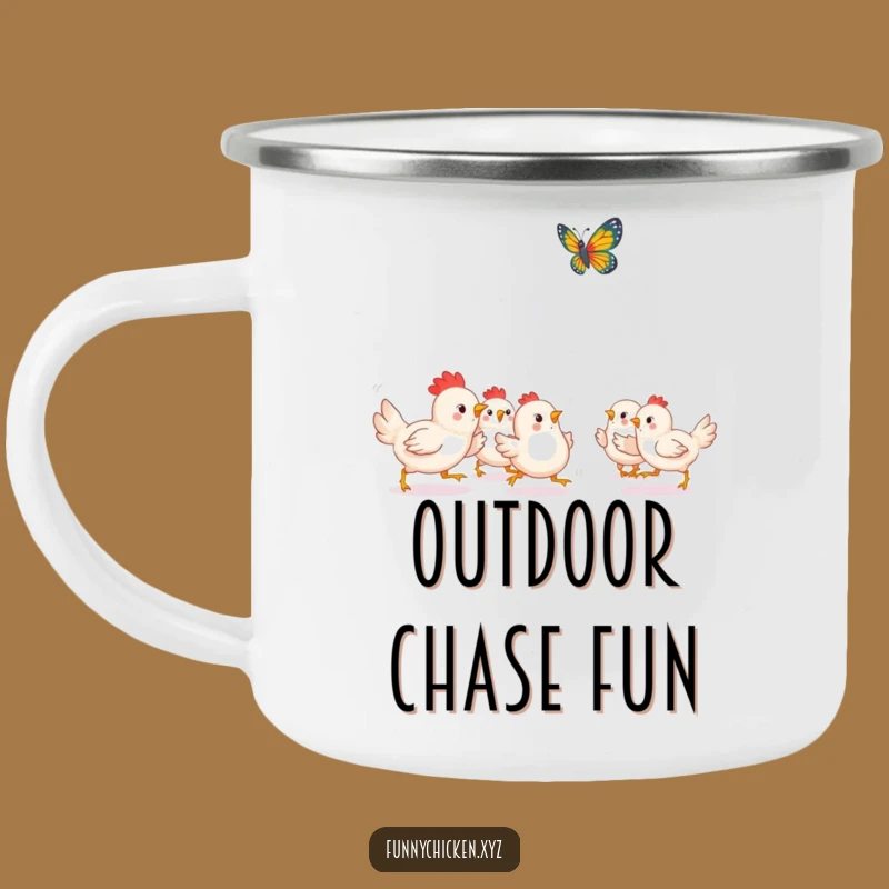 Funny Kawaii Chicken Camping Mug - Chase Fun Outdoors