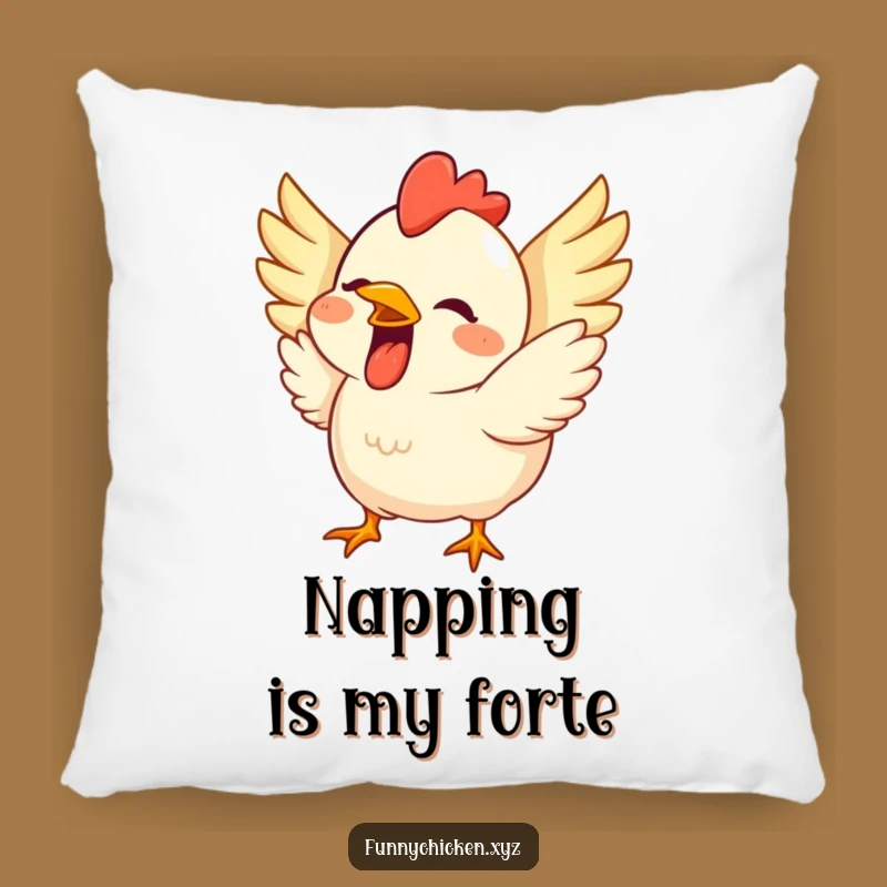 Funny Chicken Pillow: Soft Comfort & Excited Grins, Cozy Funny Gift
