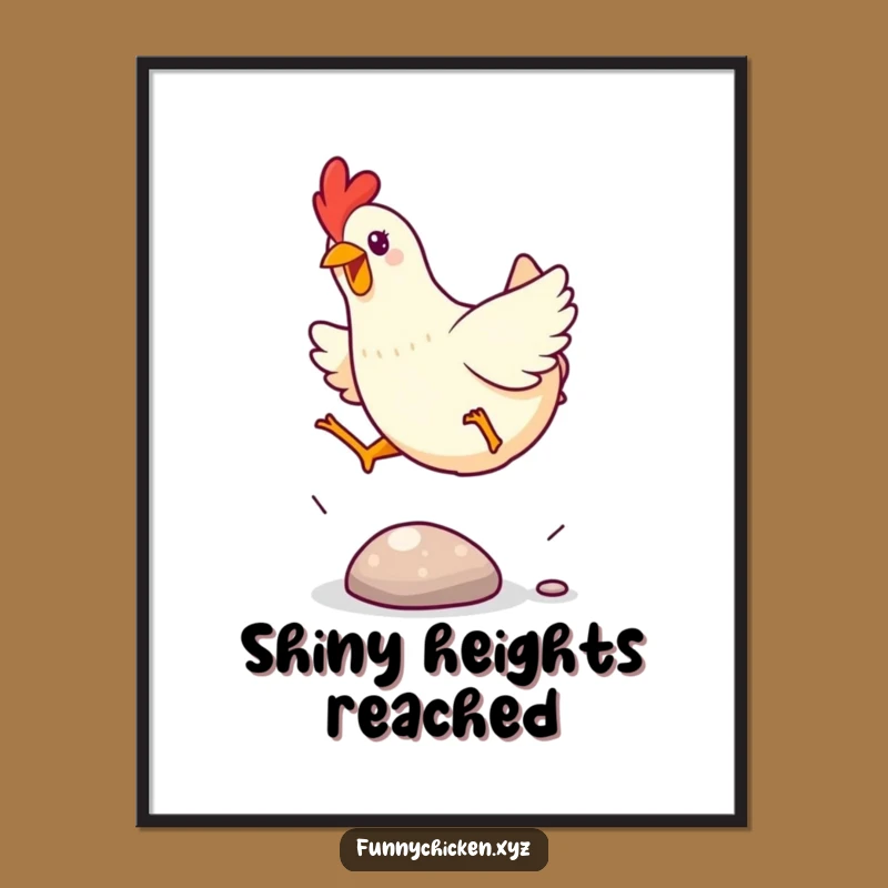 Funny Kawaii Chicken Digital Print - Instant Exciting Decor