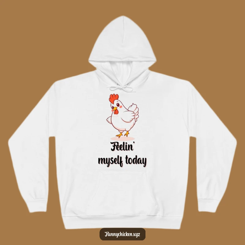 Cozy Funny Kawaii Chicken Hoodie - Warmth and Laughter Included