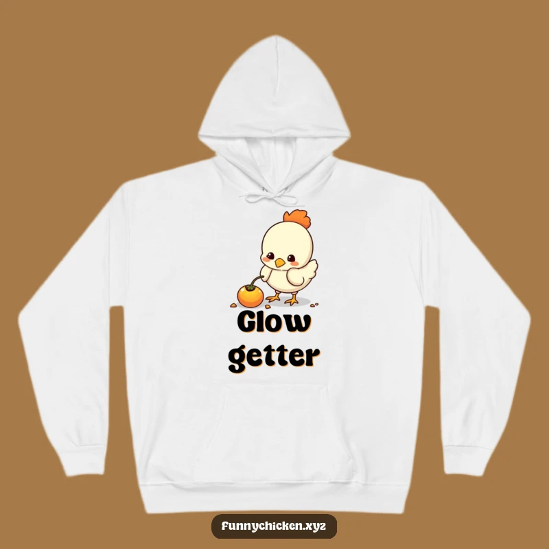 Cozy Funny Kawaii Chicken Seed Hoodie, Warm & Humorous Apparel