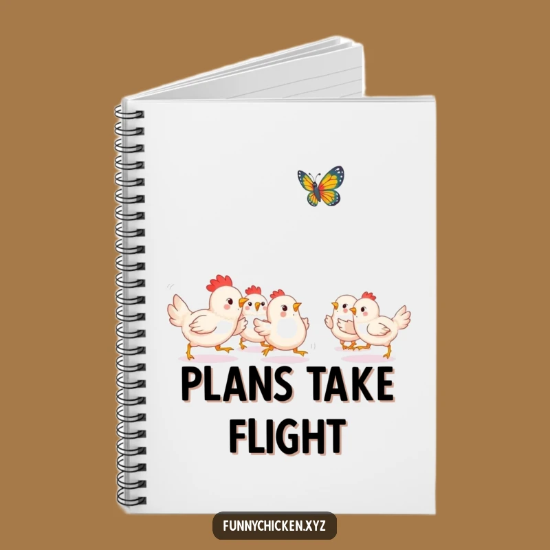 Funny Kawaii Chicken Notebook - Jot Down Playful Ideas